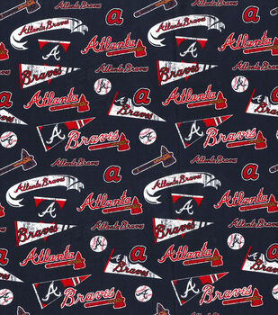 ATLANTA BRAVES COOPERSTOWN PERFORMANCE BUTTON FRONT / Performance Fabric