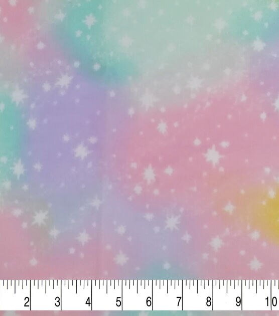 Soft & Minky Light Pink Star Fleece Fabric