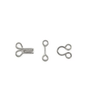 Dynwaveca 50 Set Sewing Hooks And Eyes Closure For Bra Trousers Skirt Sewing Diy Craft Other As Described