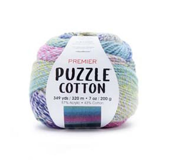 Premier Worsted Cotton Blend Puzzle Yarn