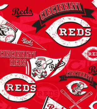 MLB Cincinnati Reds Cotton Fabric, Hobby Lobby