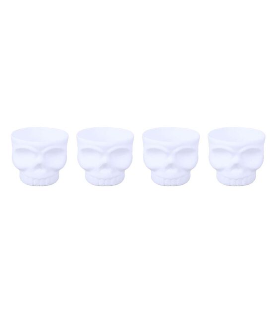 4ct Halloween Skull Silicone Cupcake Liners by STIR, , hi-res, image 5