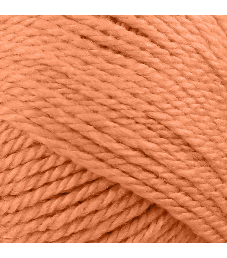 Bernat Softee Baby Light Weight Acrylic Clearance Yarn, Cantaloupe, swatch, image 1