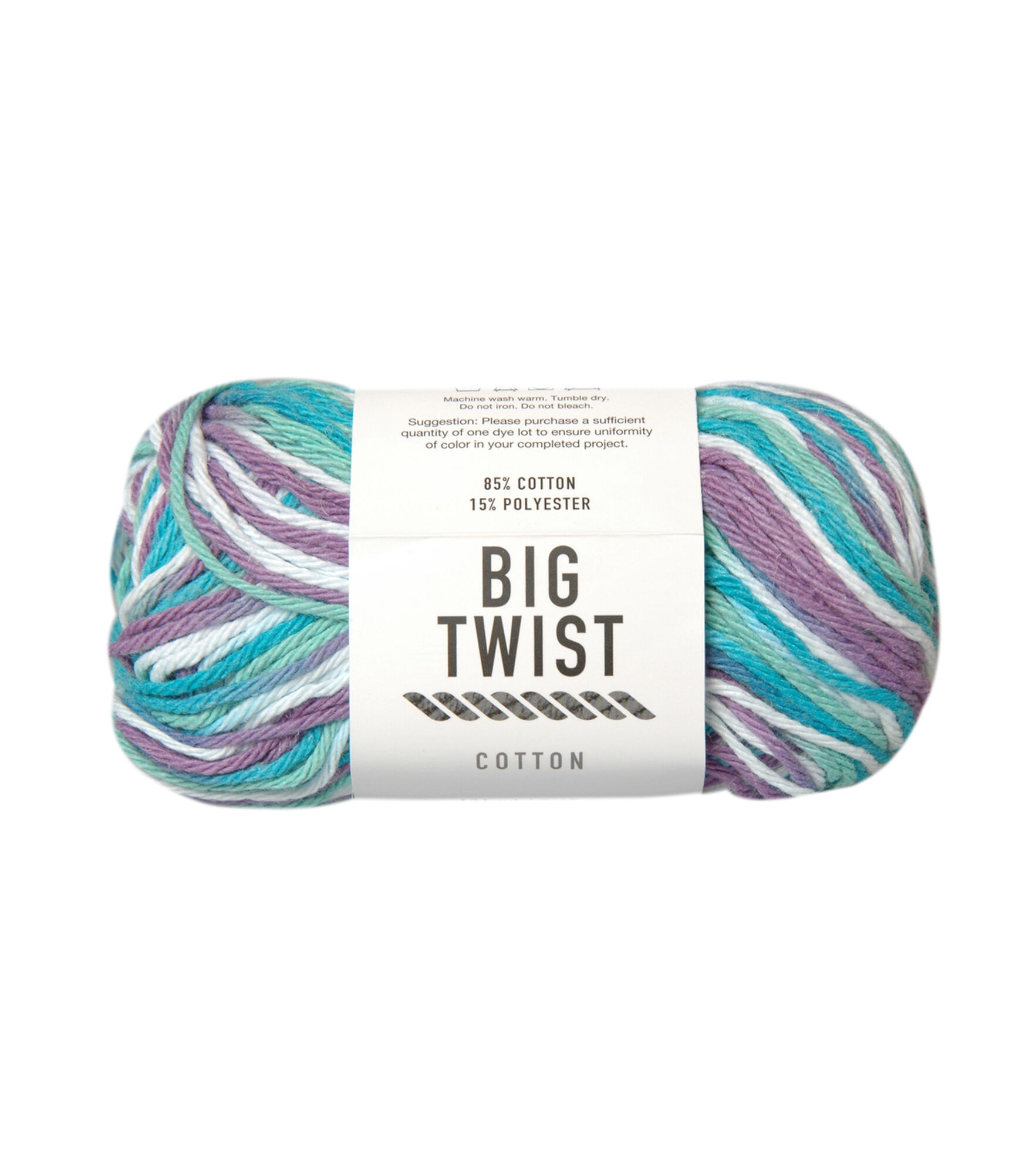 Worsted Cotton Blend 96-131yds Yarn by Big Twist, Sea Glass, hi-res