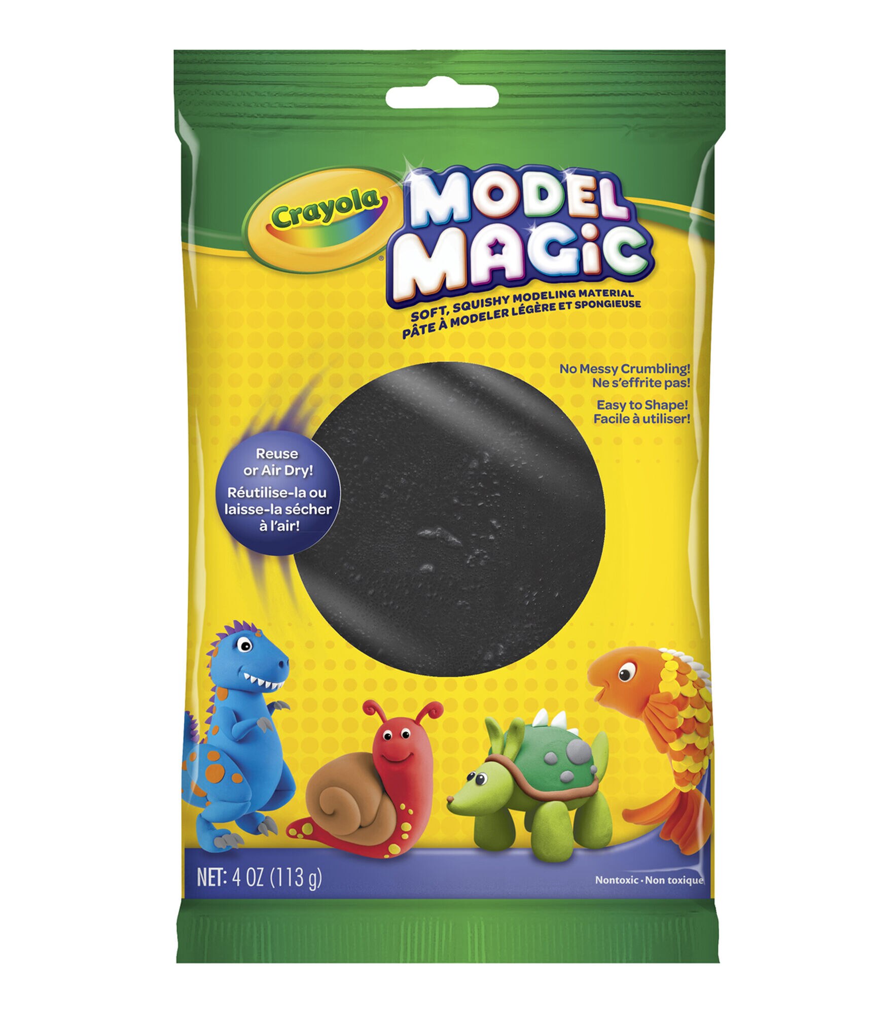 Crayola Model Magic Modeling Clay, Black, hi-res