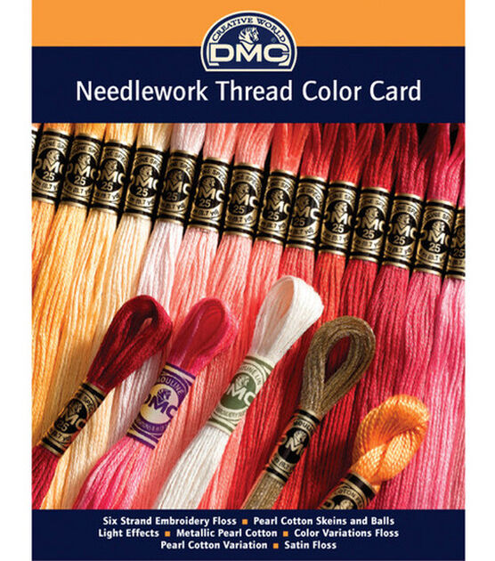 DMC Needlework Threads Printed Color Card