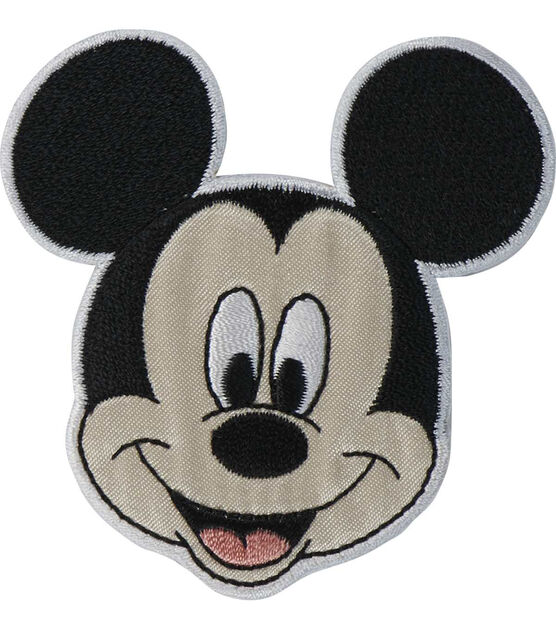 Simplicity Disney 3 Black Chenille Mickey Mouse Patch