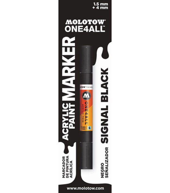 Molotow Twin Pump Acrylic Paint Marker - Signal Black