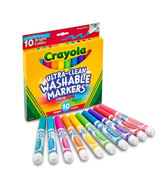 Crayola Super Tips Marker Set (100ct), Fine Point Washable Markers, Drawing  Markers for Kids & Adults, Great for Thick & Thin Lines