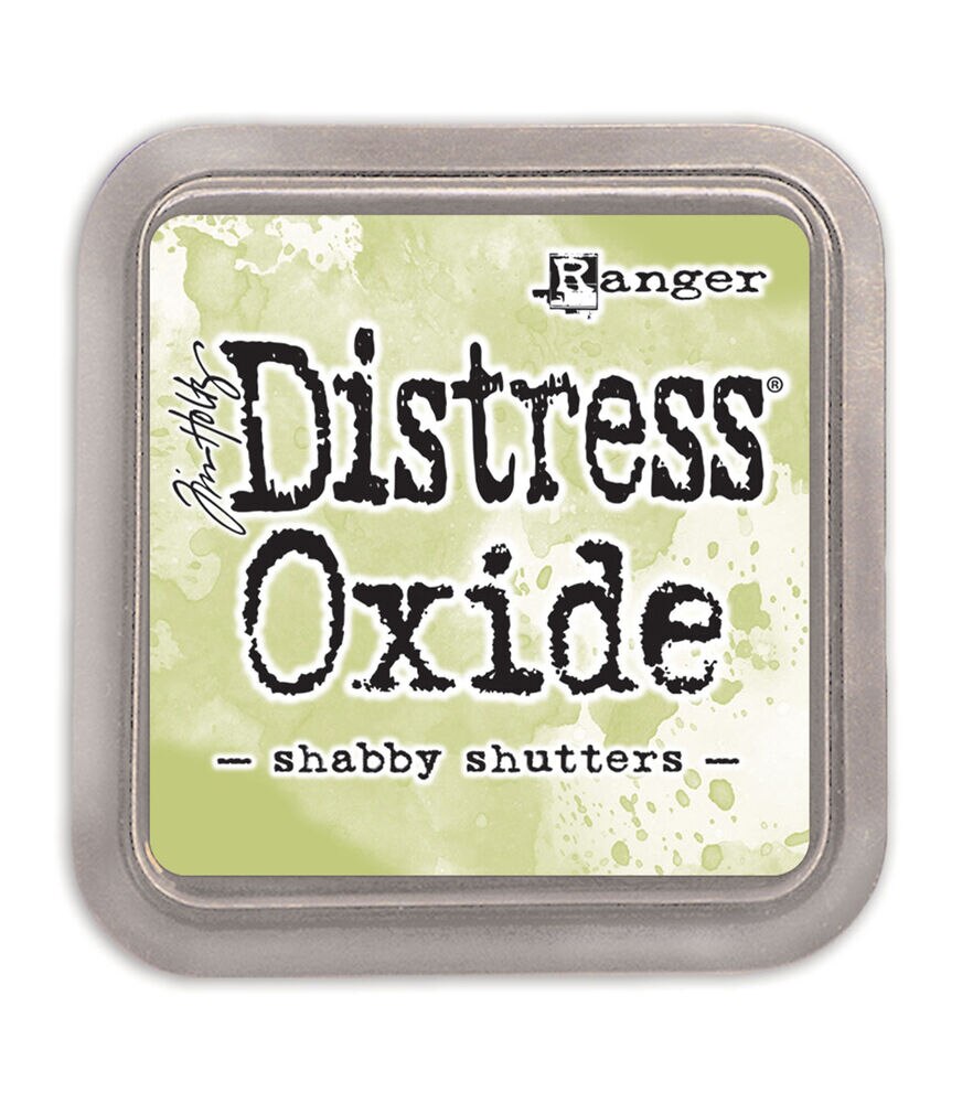 Tim Holtz 3"x3" Distress Oxide Ink Pad, Shabby Shutters, swatch