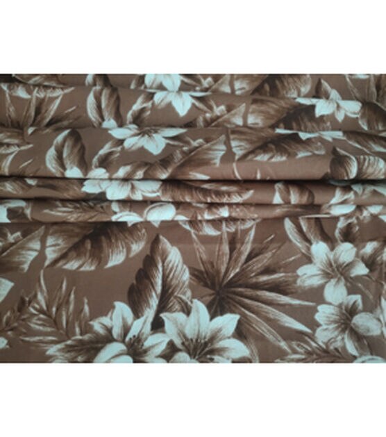 Brown Tropical Shirting Fabric, , hi-res, image 4
