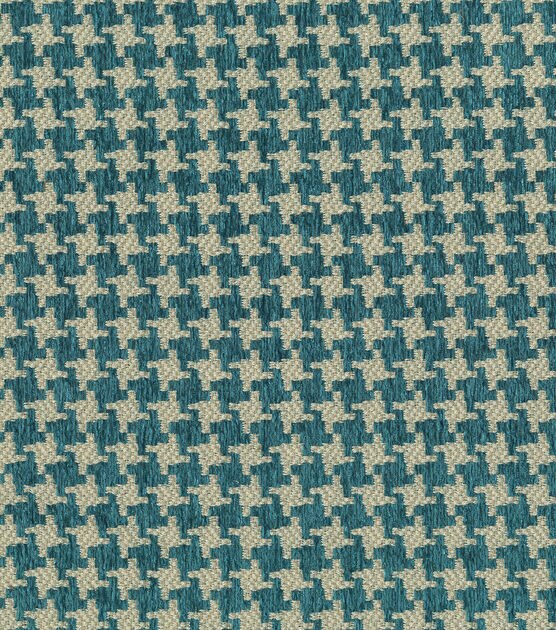 Premier Prints Large Houndstooth Black Fabric