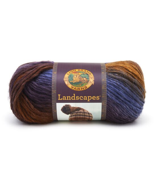 LION BRAND LANDSCAPES Yarn 100% Acrylic Lot of 14 skeins in