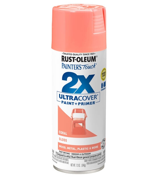 Rust-Oleum 2X Flat White Spray Primer. 12 oz.