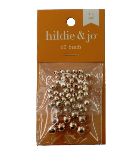 1.5mm x 4mm Silver Metal Spacer Beads 40pc by hildie & jo