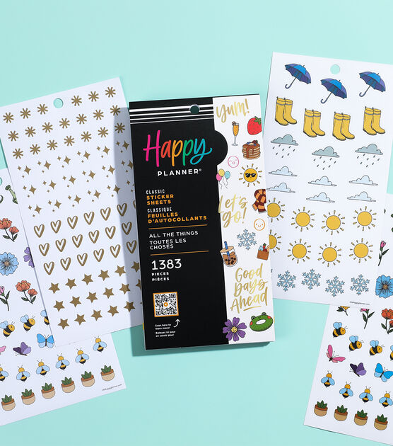 1383pc All the Things Happy Planner Stickers, , hi-res, image 6