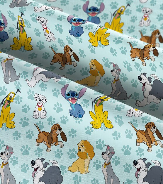 Disney Dogs Paw Toss Cotton Fabric, , hi-res, image 3