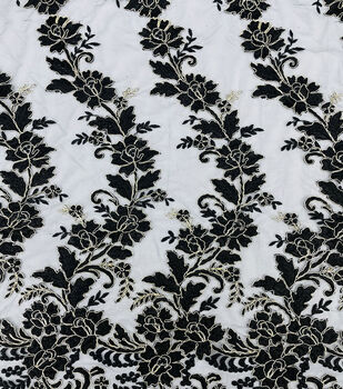 Mesh Nylon Black (JW621/B) - Nylon Fabric