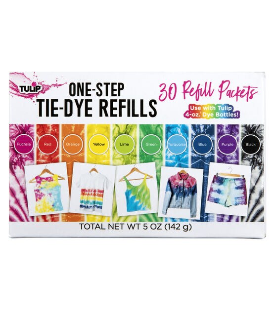Tulip 5oz One Step Fabric Tie Dye Refills 30ct