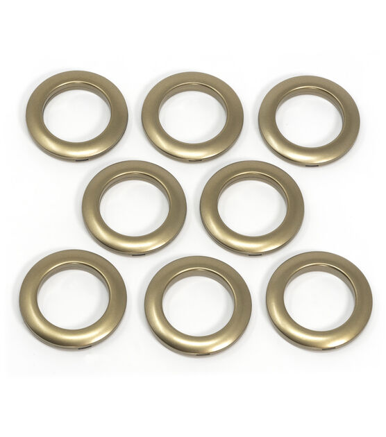 Dritz Home 1.56'' Curtain Grommets 8pcs Brass, , hi-res, image 32