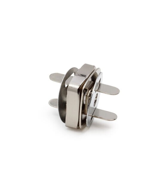 AllInOne ALLinONE 18mm Magnetic Snaps Purse Double Rivet Closures Round  Clasp Stud Button (Silver)