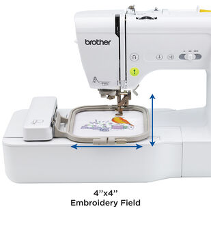 Brother RSE625 Sewing & Embroidery Machine  The Brother RSE625 2-in-1  sewing and 4 x 4 embroidery machine gives you more! More color with a  large color touch LCD screen, more designs