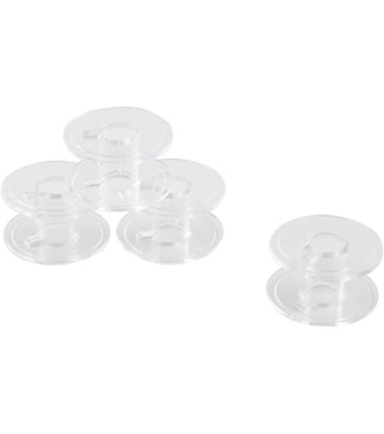 20 OEM Janome Sewing Machine Round Clear Plastic Bobbins Class 15 Style A