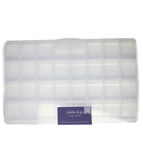 14 Plastic Deluxe Bead Organizer With 32 Compartments by hildie & jo