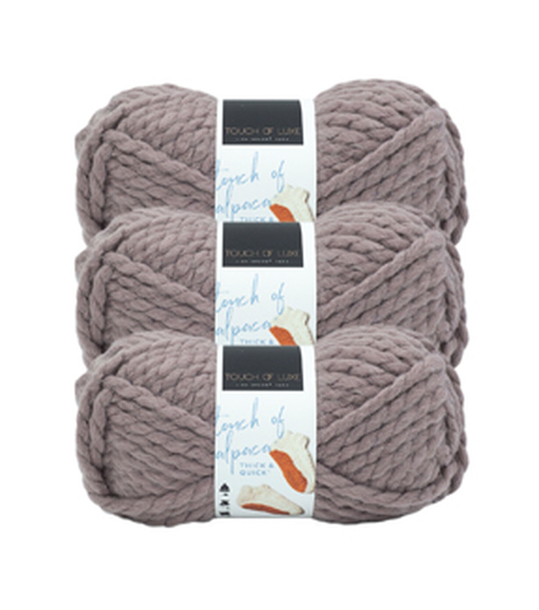 Lion Brand Touch of Alpaca Thick & Quick Yarn 3 Bundle JOANN Mexico