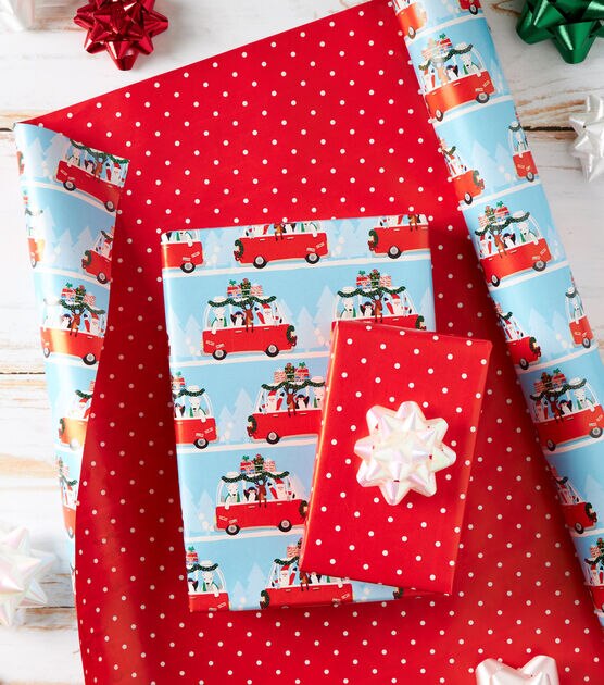 White Gift Wrapping - Christmas Magazine