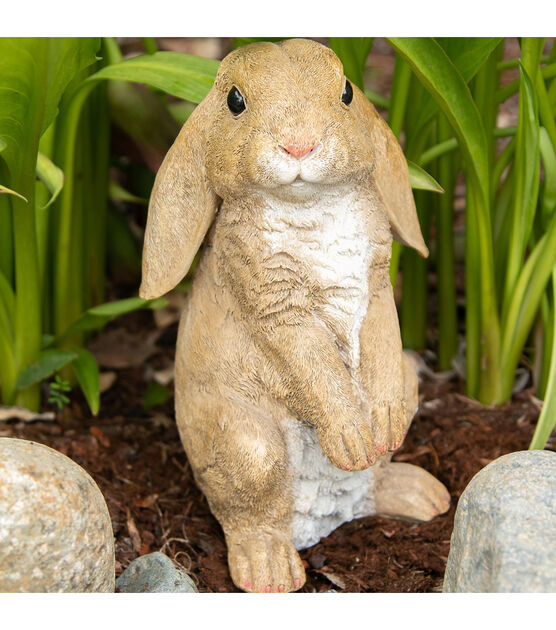 Zingz & Thingz Curious Rabbit Garden Statue, , hi-res, image 2