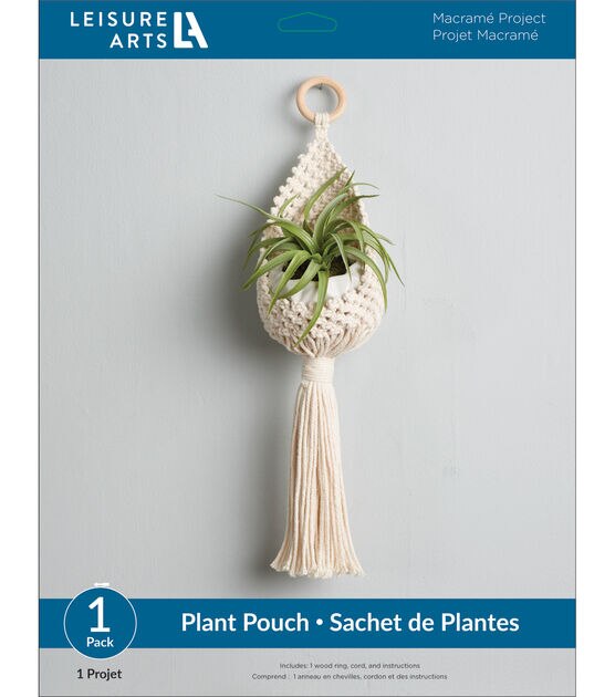 Leisure Arts Macrame Kit Plant Pouch