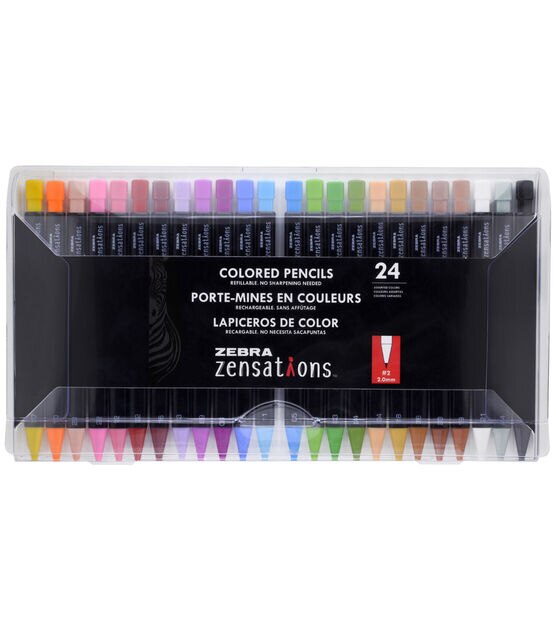 Zebra Sensations Mechanical Colored Pencil Set