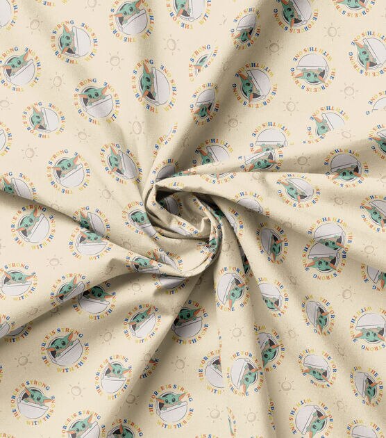 Mandalorian Strong Force Cotton Fabric, , hi-res, image 4