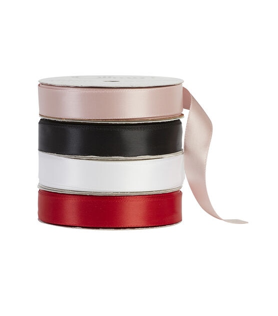 Wholesale Scarlet Offray Double Faced Satin Ribbon