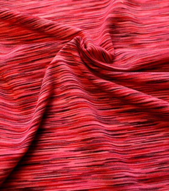 Performance Fabric Space Dye Knit Pink | JOANN