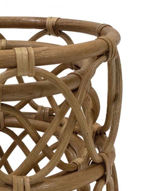 8" Rattan Basket by Place & Time, , hi-res, image 2