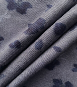 Light Wash Large Quilt Denim Fabric