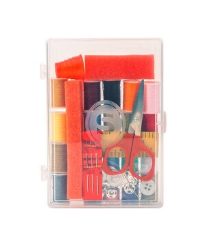 SINGER Travel Sewing Kit with Storage Case, 27 pcs