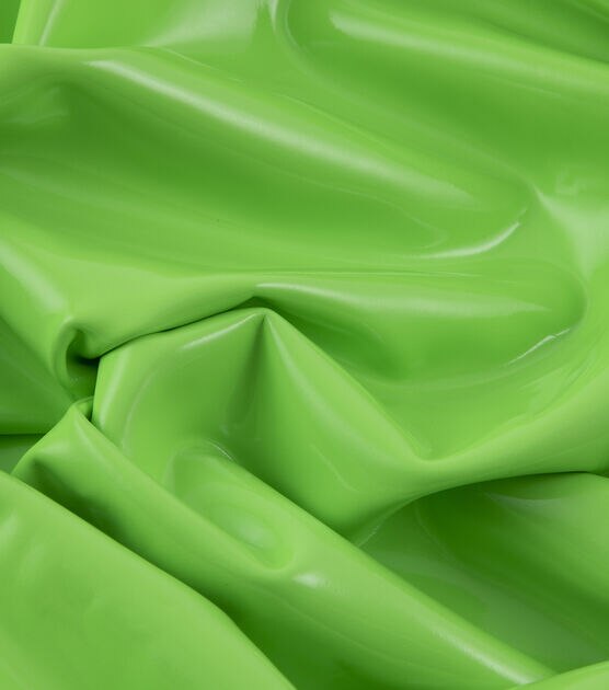 Yaya Han Cosplay Green High Gloss Faux Leather Fabric