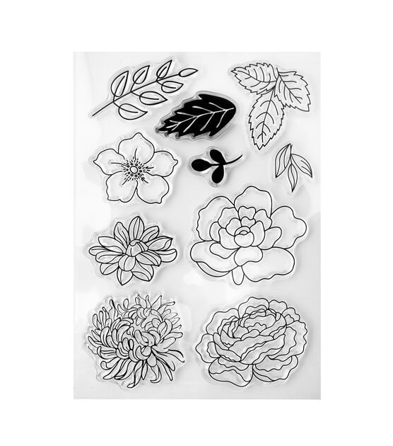 PK Clear Stamp Floral, , hi-res, image 3