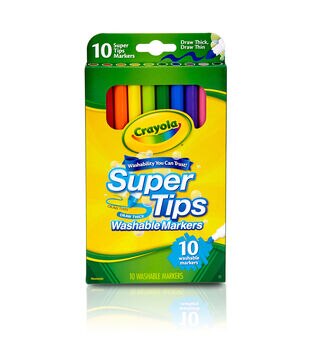 Crayola Super Tips Markers, Washable Markers, 80Count