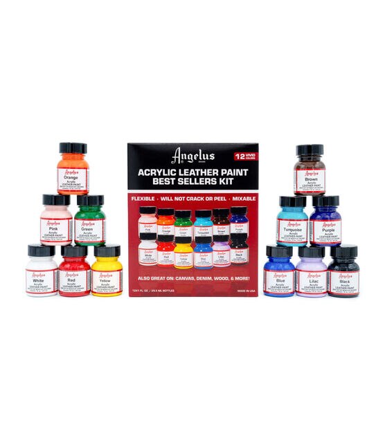 Angelus Leather Paint Basics Set - 01350156 - Mogahwi Stationery