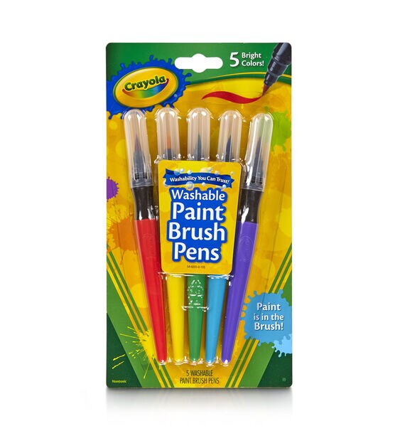 Hand Made Modern - Paint Brush Markers, 8ct - Multi-color - Adults & Kids  6+-New