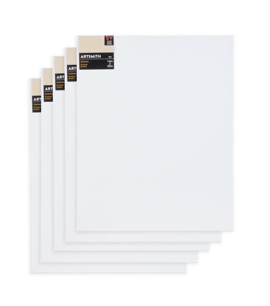 16x20 Plain White Canvases for Painting - 100% Cotton Unstretched – Hanger  Frames