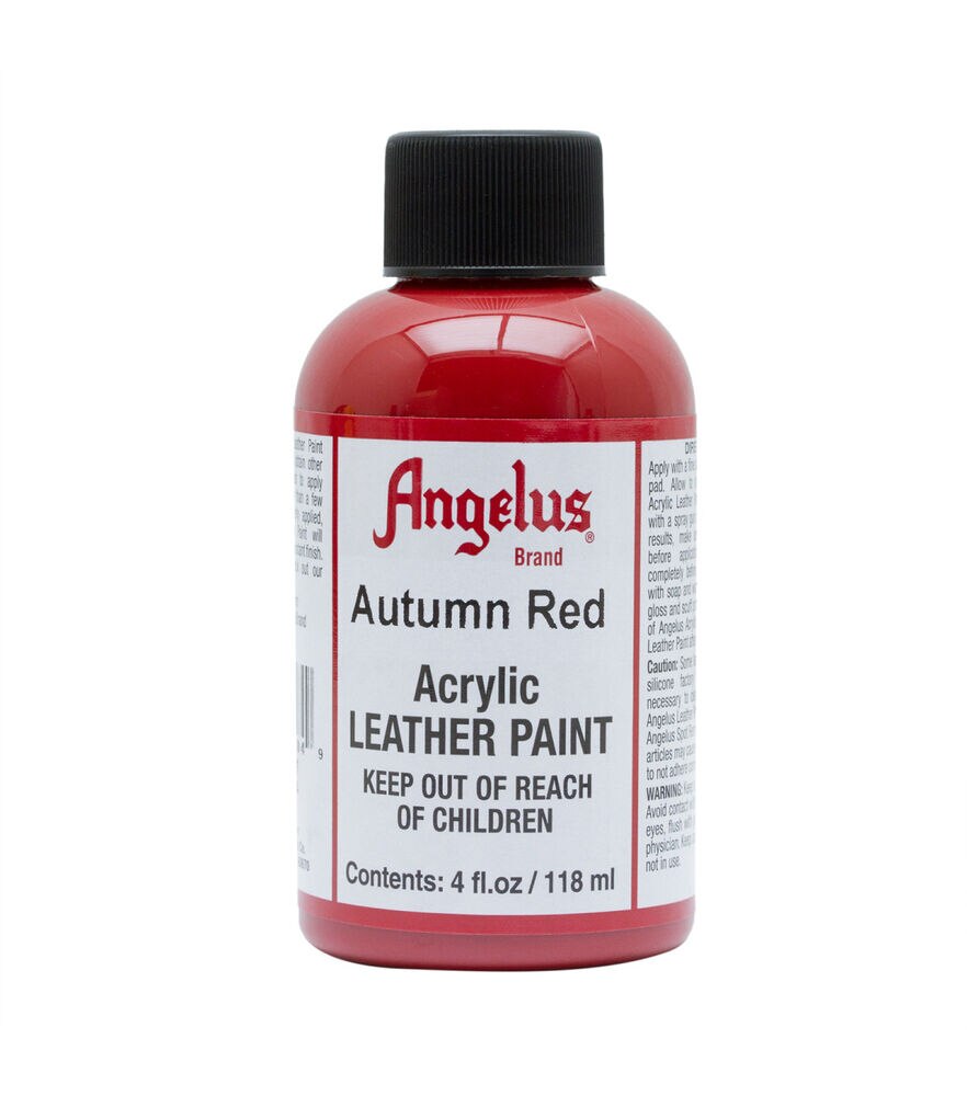 Angelus Acrylic Leather Paint, 1 oz, Terra Cotta Red