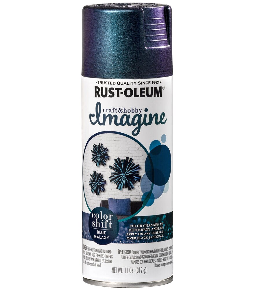 Rust Oleum Imagine Color Shift Spray Paint, Blue Galaxy, swatch