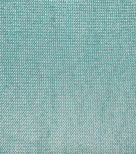 Blue Metallic Crochet Knit Fabric