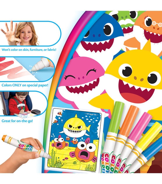 Crayola® Baby Shark Giant Coloring Pages, 24 pk - Fred Meyer