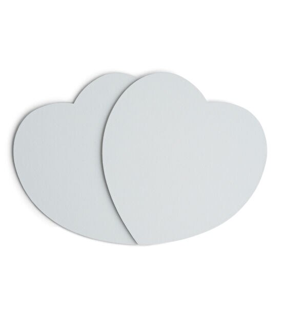 POP! Possibilities 2 pk Heart Shaped Canvas Panel Boards